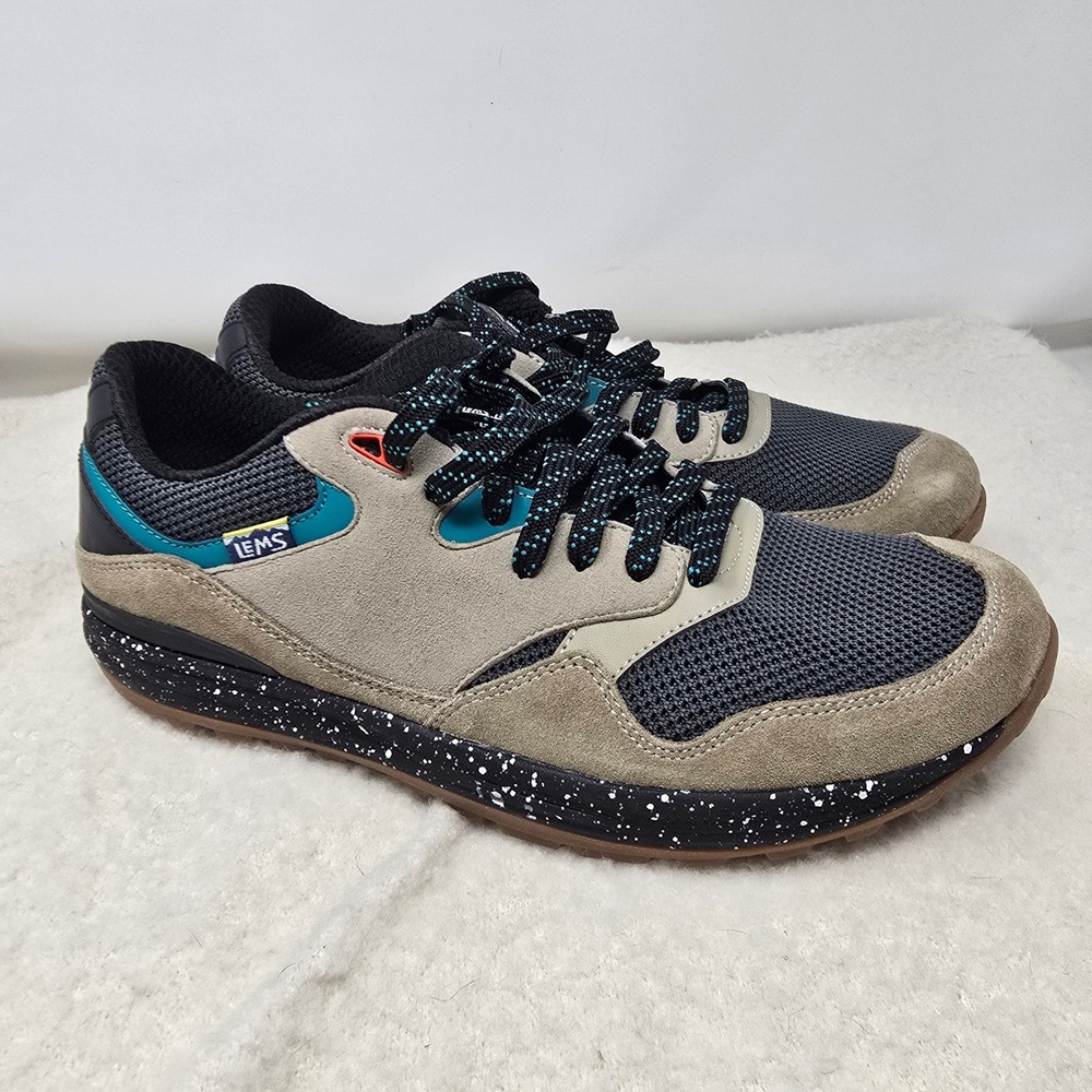 Lems Trailhead Shoes Men 10.5 Desert Khaki Minimalist Hiking Sneakers LM210505